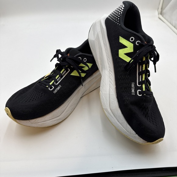 New Balance FuelCell SuperComp Trainer v3 Mens 11 Black/Lime Running Sneakers - Picture 1 of 10